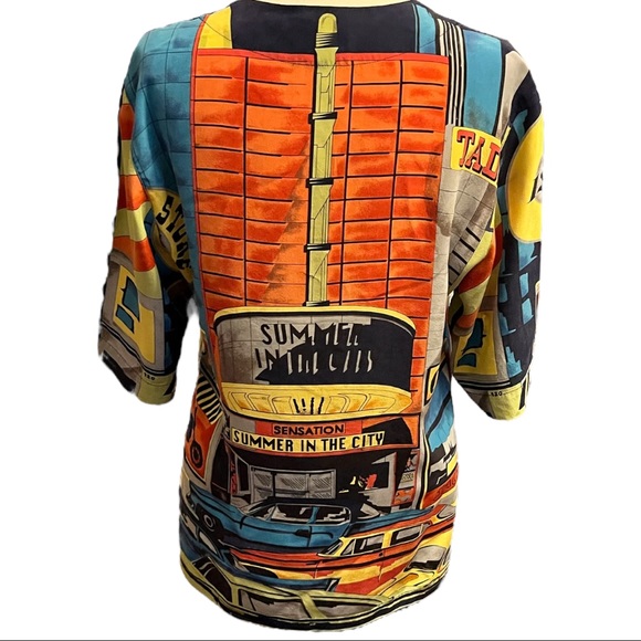 COPY - Vintage RARE Otto Kern Silk City Shirt Unisex Size Mens S | Womens M - Picture 4 of 11